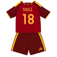 Stroje piłkarskie AS Roma Matias Soule #18 Koszulka Podstawowej dla dzieci 2026-27 Krótki Rękaw (+ szorty)